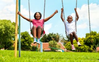 leave playground equpiment at investment property - atl hard money